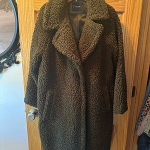 Lucky Brand Forest Green Teddy Jacket
